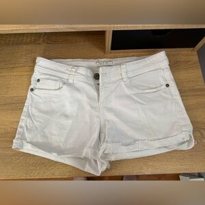 Dynamite White Jean Shorts